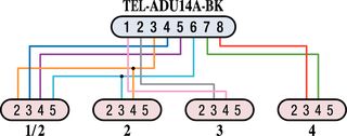 TEL-ADU14A-BK